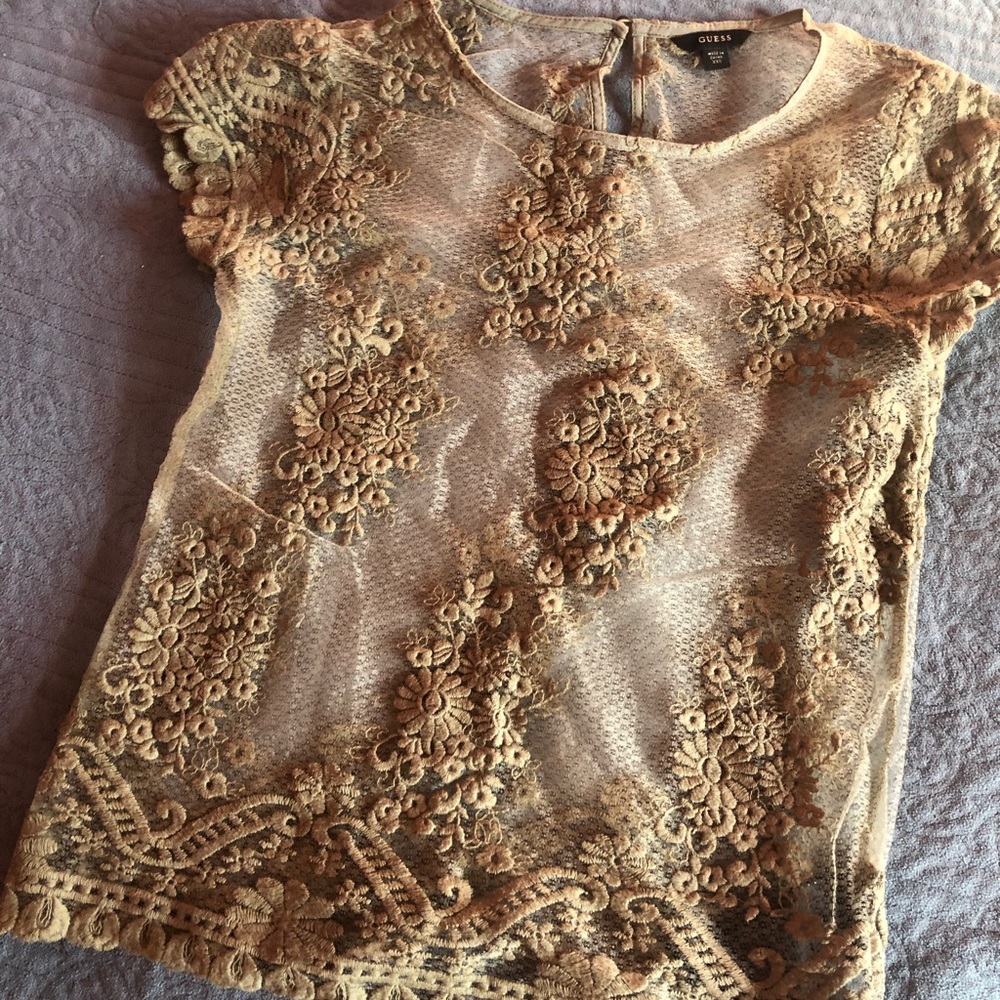 Lace shirt -guess